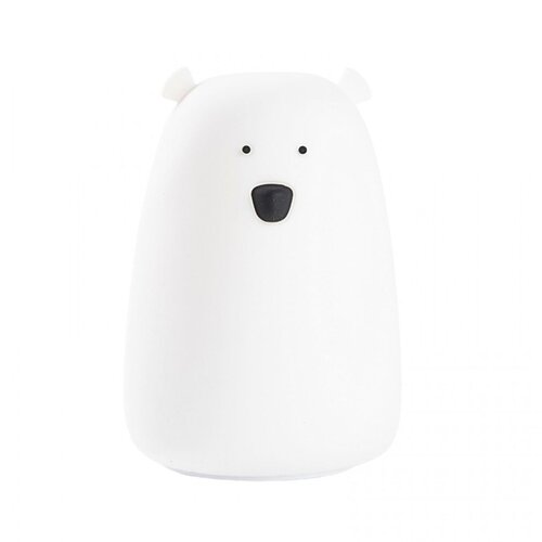 Rabbit And Friends nočna lučka mehka medvedek z USB-C polnjenjem white Slike