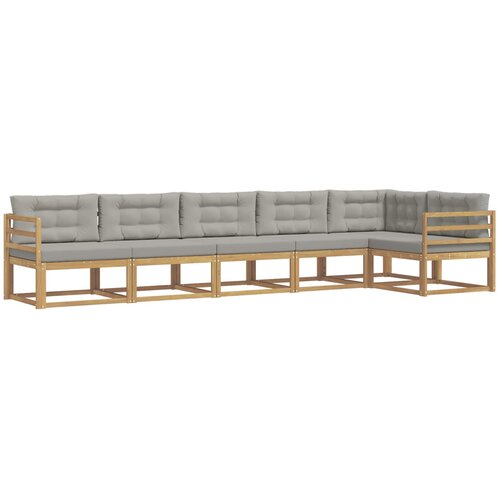 vidaXL Zunanja garnitura za sedenje 4 pcs Bela in svetlo siva, (5000279640) Cene