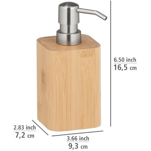 Wenko 24747100 - Dozator sapuna BAMBUSA 9,3x16,5 cm braon Slike