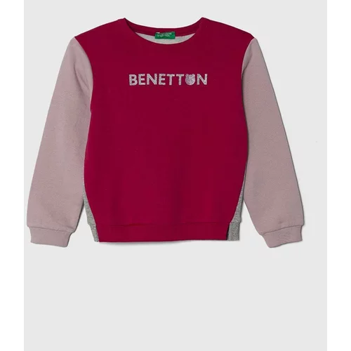 United Colors Of Benetton Otroški pulover vijolična barva