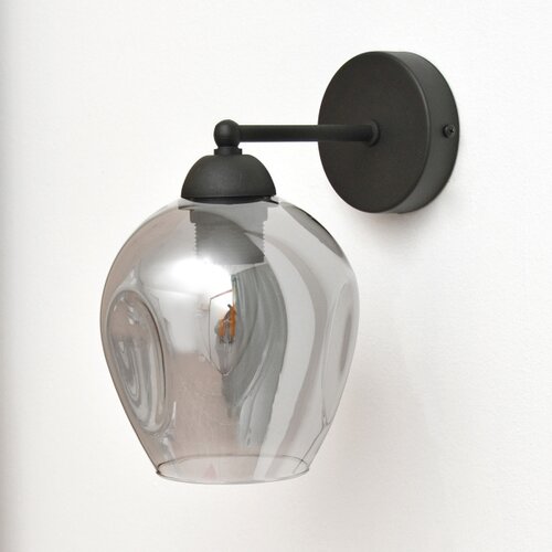  Zidna lampa LILI 1xE27/15W/230V crna/siva Slike