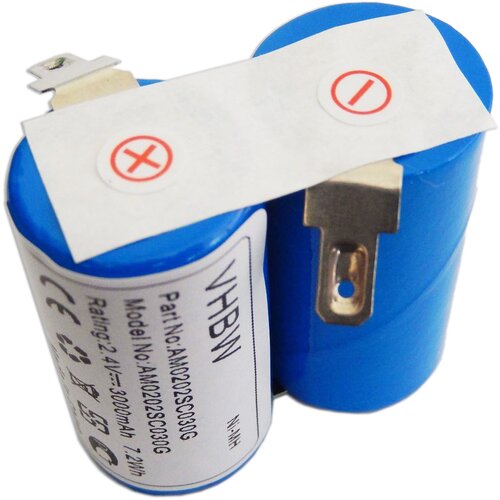 VHBW Baterija za Black &amp;amp;amp; Decker HC410 / HC420 / HC430, 3000 mAh Slike
