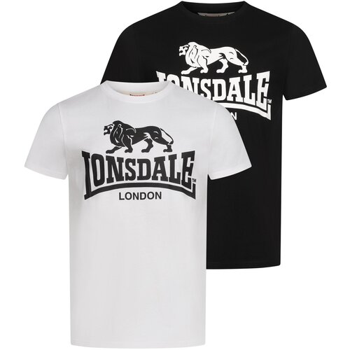 Lonsdale Men's t-shirt regular fit double pack Cene