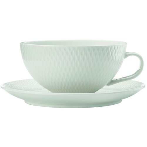 Maxwell williams Bela porcelanasta skodelica s podstavkom Diamonds, 250 ml Cene