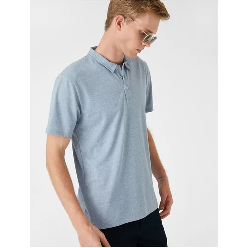 Koton Polo T-shirt - Blue - Regular fit