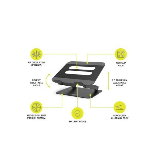 PORT DESIGN Port Designs Podesivo postolje za Laptop Port Designs Aluminijum Slike