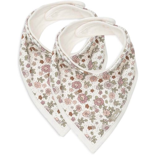 Jollein 2 dijelni set pamučnih podbradnjaka retro flowers Cijene