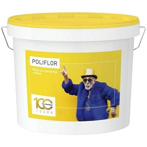  Unutarnja disperzijska boja Poliflor (Bijele boje, 10 l) Cene