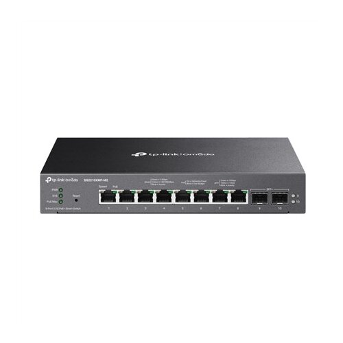 Tp-link Mrežno stikalo TP-LINK Omada, SG2210XMP-M2 10-port (8x 2.5G PoE+ 2x 10G SFP+), RJ45 Smart Slike