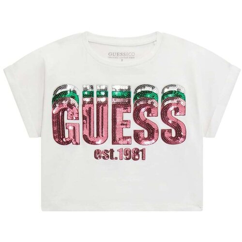 Guess SS T SHIRT Bijela Cijene