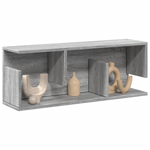 vidaXL Stenska omarica 80x20x30 cm siva sonoma inženirski les Cene
