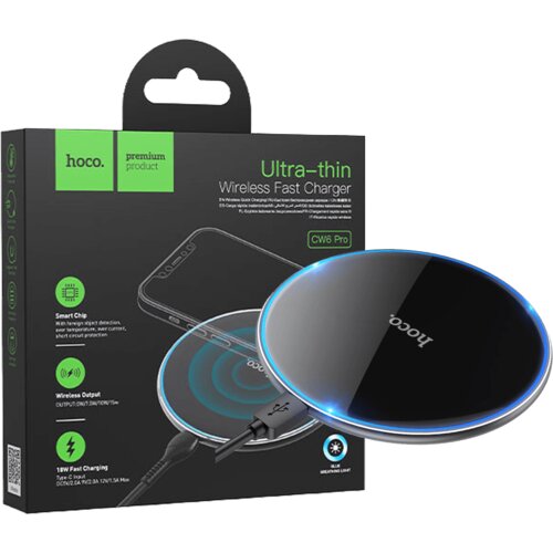 Hoco. Brezžični polnilec, CW6, univerzalen, pametni telefon, slu&amp;scaron;alke, 15 W - CW6 Pro Easy Slike