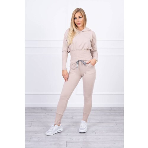 Kesi Set with wide cuffs light beige Slike