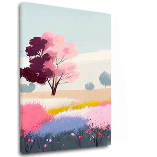 Pejzaž na platnu svet prepun boja (pastel vorld collection) Slike