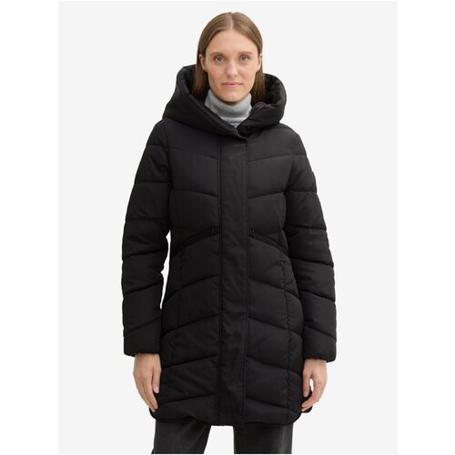 Tom Tailor Black women's winter quilted coat - Women's Cene