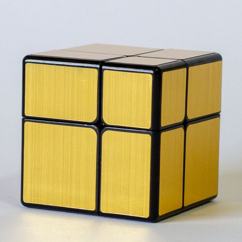  Rubikova kocka 2x2 QiYi Mirror, zlatna Slike