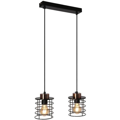  Visilica na sajli GLOB 2xE27/40W/230V crna Cene