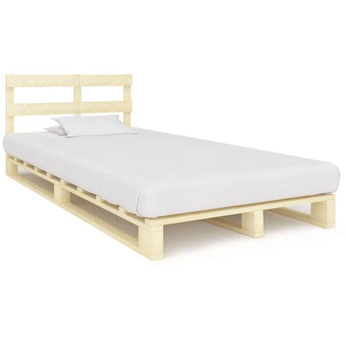 Okvir za krevet od paleta od masivne borovine 120 x 200 cm Cene