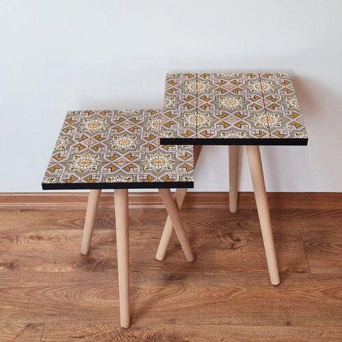 Hanah home set klub stočića 2Shp33, 2 komada, Šareni Cene