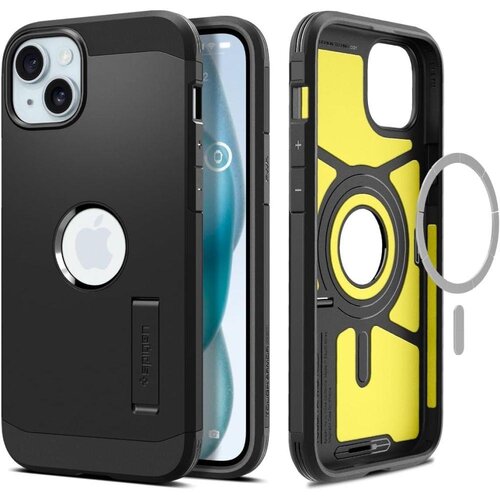 Spigen Ovitek Tough Armor MagSafe za iPhone 15 Plus črn, (21521741) Cene