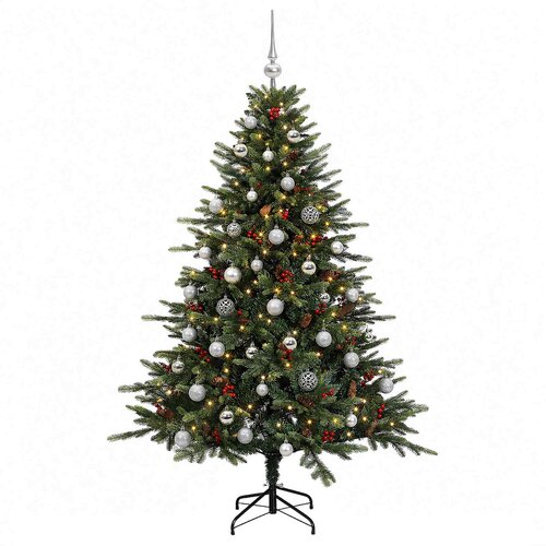  Umjetno božićno drvce s kuglicom 120 cm 150 LED lampica Slike