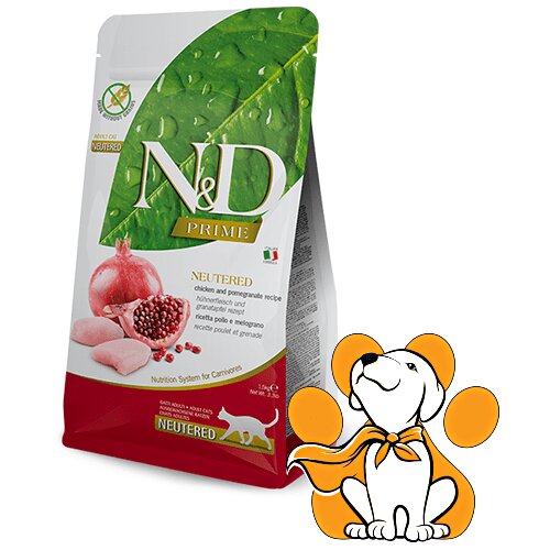 N&amp;amp;d Suva hrana za sterilisane mačke - piletina i nar 10kg Slike