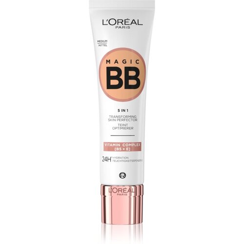 L&amp;acute;Or&amp;eacute;al Paris wake up &amp;amp; glow bb C&amp;acute;Est magic SPF20 bb krema s uv filtrom 30 ml nijansa medium Slike