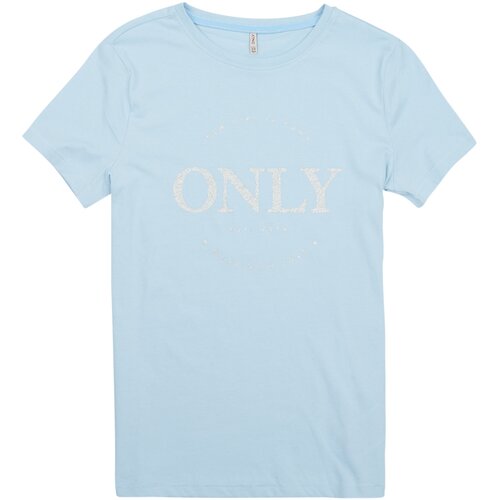 Only Majice s kratkimi rokavi KOGWENDY S/S LOGO TOP BOX CP JRS Modra Cene