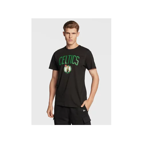 New Era Majica Boston Celtics Team Logo 11546157 Črna Regular Fit
