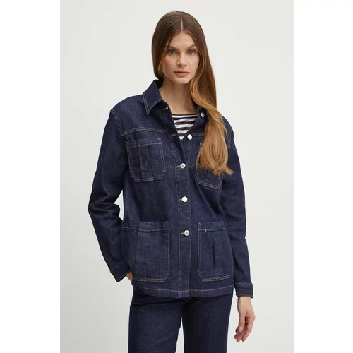 Max&co. Jeans jakna ženska, mornarsko modra barva, 2416041042200