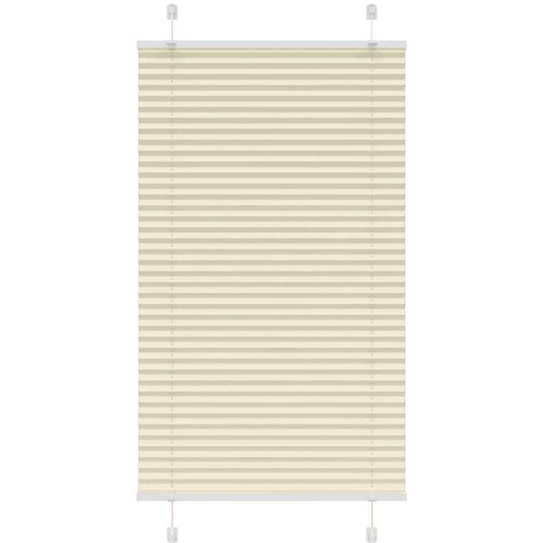 vidaXL Plisirana roleta krem 80x100 cm širina tkanine 79,4 cm Cene