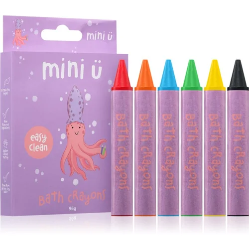 Mini-U Bath Crayons barvice za kopel 6x96 g