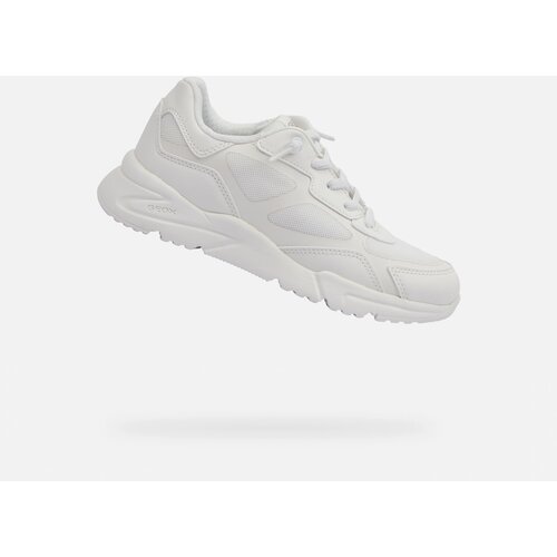 Geox White Girls Sneakers Loftus - Girls Cene