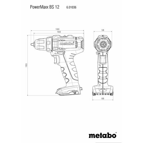 Metabo akumulatorski udarni odvrtači Combo Set 2.7.1 PowerMaxx SSD 12 i PowerMaxx BS 12, 685166000 Slike