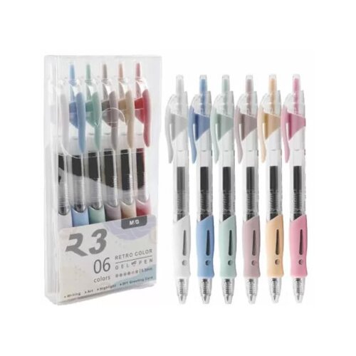 M&G Olovka hemijska gel 0,5mm set 6/1 AGP023R4 Cijene