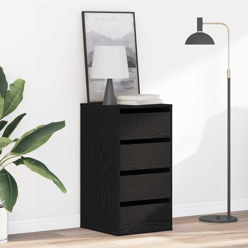  Ormar s ladicama Crna 40 x 41 x 76 cm Konstruirano drvo Cene