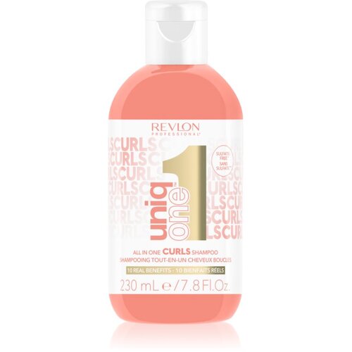 Revlon Professional UniqOne All in One Curls Shampoo &amp;scaron;ampon za valovite in kodraste lase 230 ml Slike