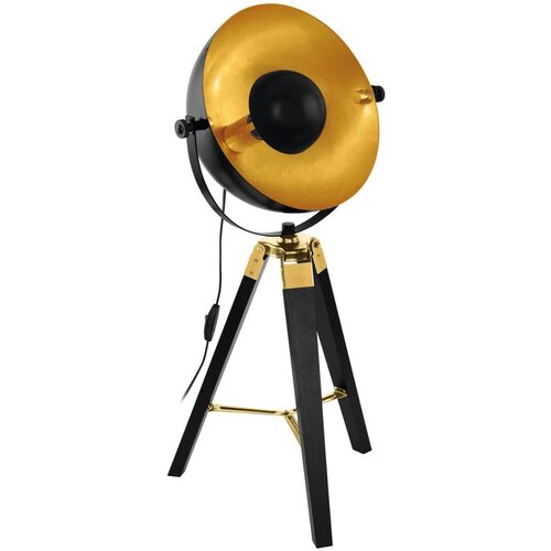 Eglo Stona lampa COVALEDA E27 73,5 cm crna/mesing 49617 Slike