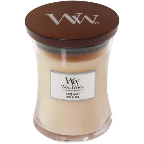 WoodWick SVEČA V KOZARCU CLASSIC MEDIUM WHITE HONEY Slike