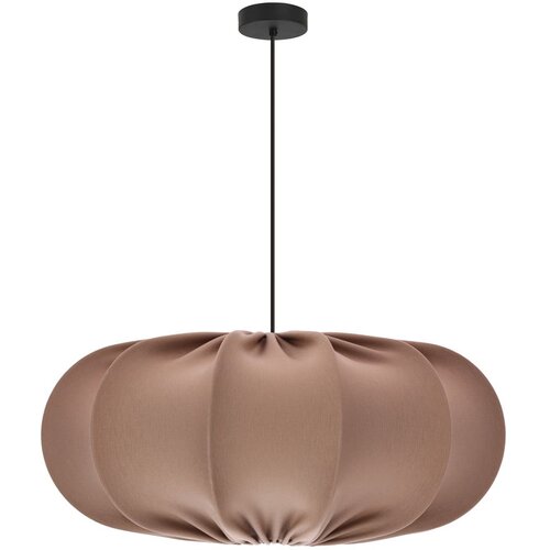 Candellux Lighting smeđa viseća svjetiljka s tekstilnim sjenilom &amp;oslash; 52 cm cafee &amp;ndash; Slike