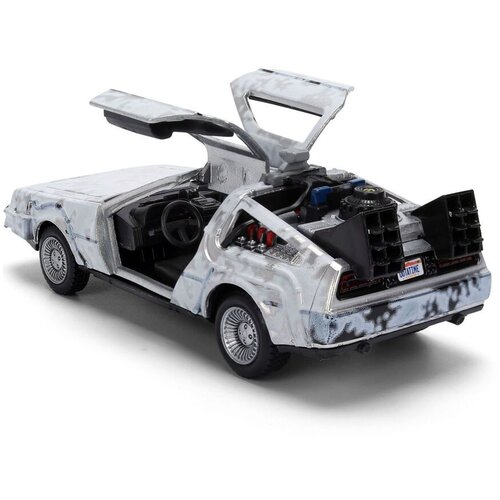  Replika DeLorean Time Machine, ledena izvedba - 40 godina Back to the Future, 1:32 Slike