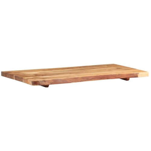 VidaXL stolna ploča od masivnog bagremovog drva 100 x (50-60) x 3,8 cm Slike