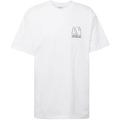 Carhartt WIP Majica svijetlozelena / bijela