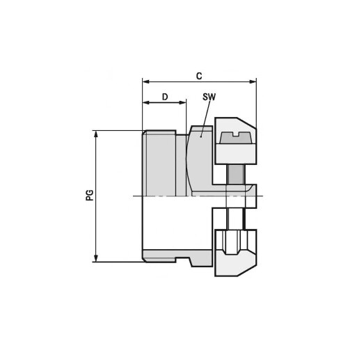  Kabelska uvodnica PG13.5 mesing prirodne boje LappKabel SKINDICHT SK PG 13,5 25 kom. Cijene