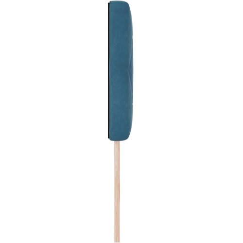 vidaXL Prevleka za vzglavje s kristalnim gumbom, temno modra, 80 cm, žamet, (22008594) Cene
