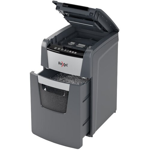  UNI&amp;Scaron;TAVAČ DOKUMENTACIJE 130 (ROČNO 8) LISTOV CROSSCUT OPTIMUM AUTO FEED PLUS 130X REXEL 2020130XEU Slike