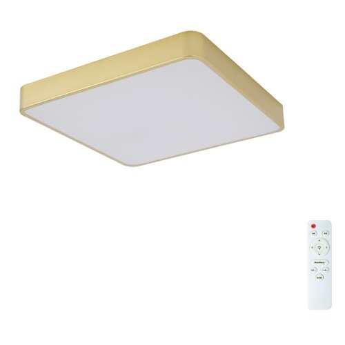  Brilagi-LED Prigu&amp;scaron;iva plafonsko svetlo POOL LED/48W/230V 3000-6000K 50x50 cm zlatna + daljinski upravljač Slike