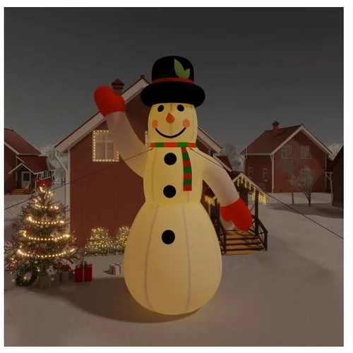  Božični napihljiv snežak z LED diodami 805 cm