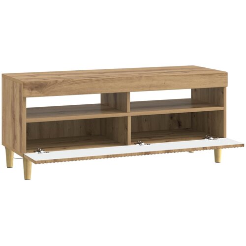  LED TV kabinet Hrast artisan Konstruirano drvo Slike