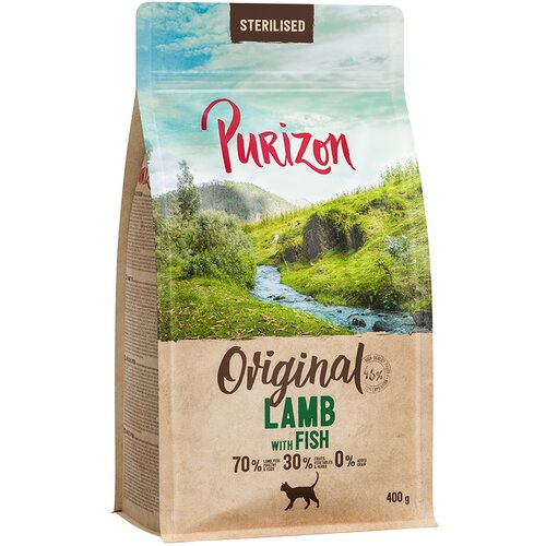 Purizon Sterilised Adult jagnjetina z ribo - brez žit - 400 g Slike